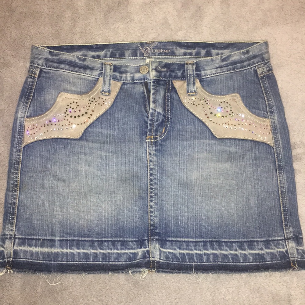 BeBe Jean mini skirt (size 28)
